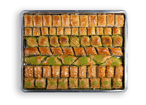 Fıstıklı Cevizli Karışık Baklava