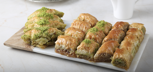 Fıstıklı Cevizli Karışık Baklava