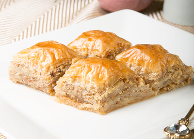 home made baklava with walnut - Thumbnail