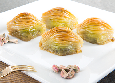 Midye Baklava with Pistachio - Thumbnail